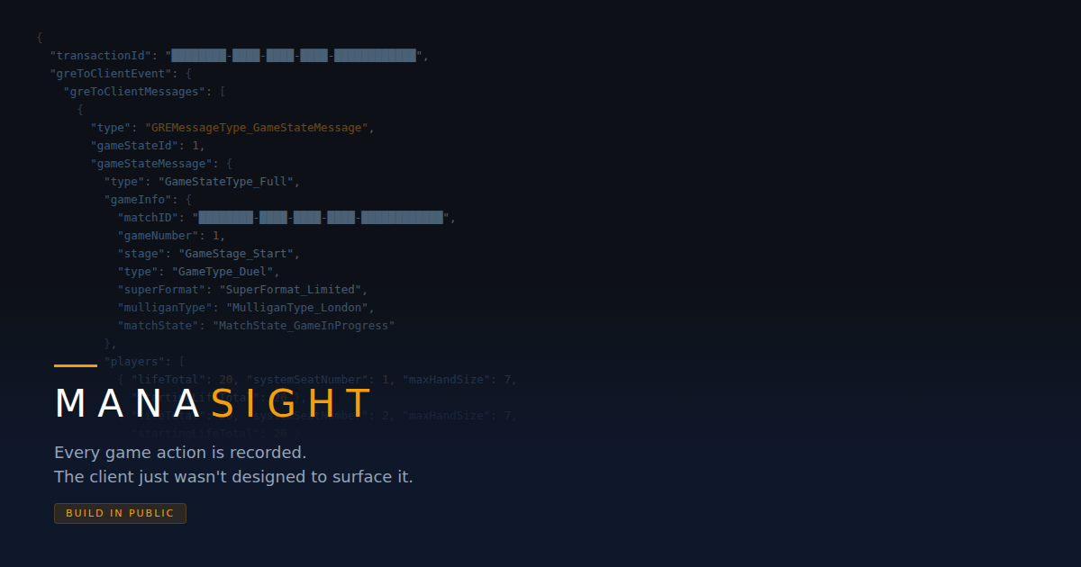 Why I'm Building an MTG Arena Companion from Scratch