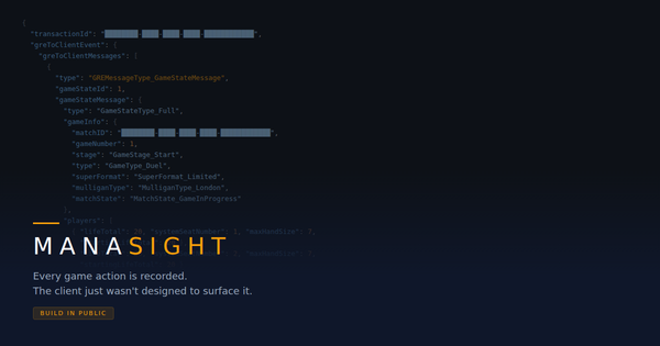 Why I'm Building an MTG Arena Companion from Scratch